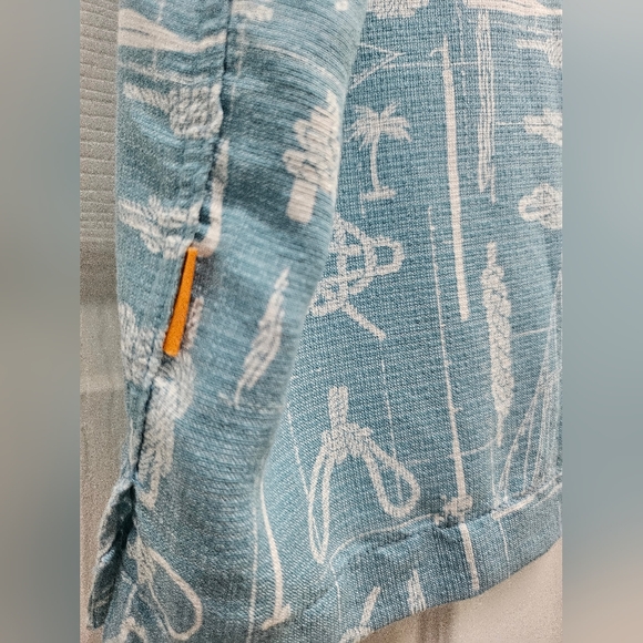 Quicksilver Watermans Collection Comfort Fit Blue Nautical Knots - Picture 10 of 13